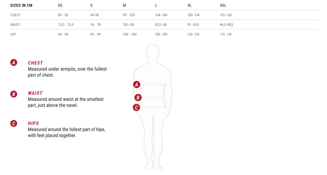 MYSTIC MENS HOODIE 24 0 Size Chart